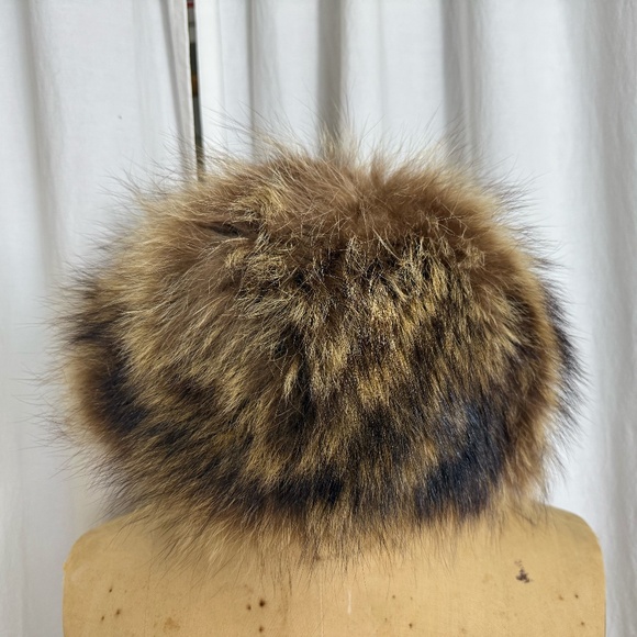 Vintage Brown Fur Winter Hat Women's - Picture 1 of 7